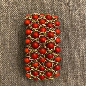 *SOLD* Stretchy Coral Beads Bracelet